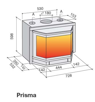 In-Fire Prisma - rysunek techniczny