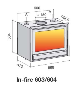 In-Fire 603/604 - rysunek techniczny