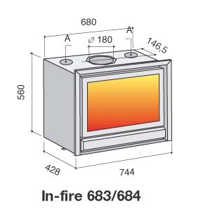 In-Fire 683/684 - rysunek techniczny